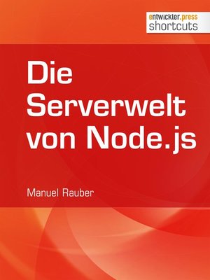 cover image of Die Serverwelt von Node.js